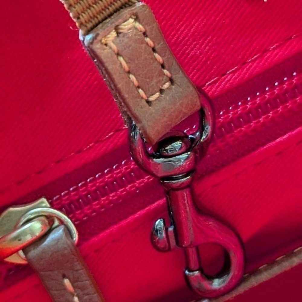 Dooney & Bourke Florentine Pebbled Leather Lily Bucket Bag Caramel - Picture 14 of 16